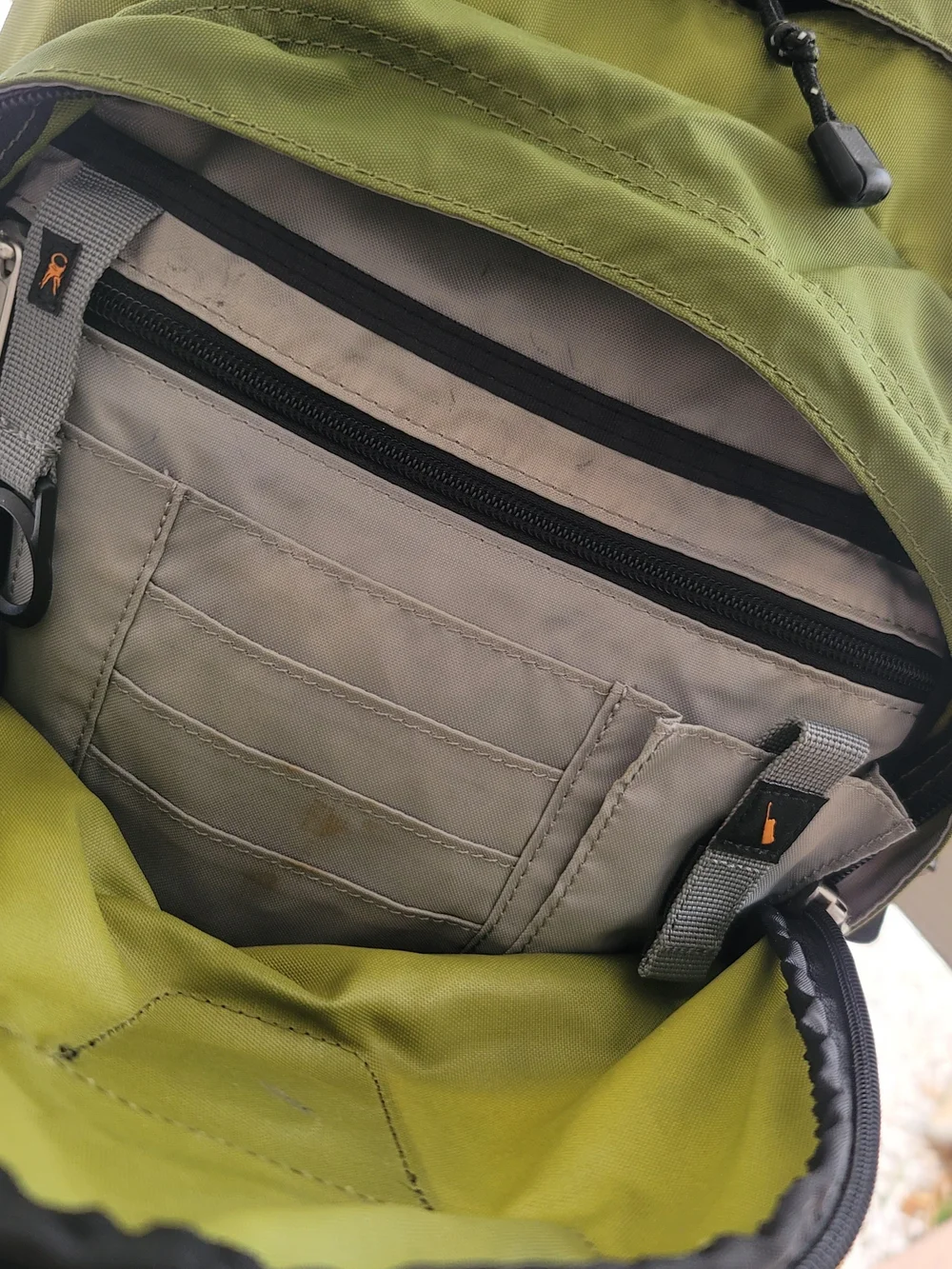 Eddie Bauer Trailhead Olive Green and Black Hiking Backpack